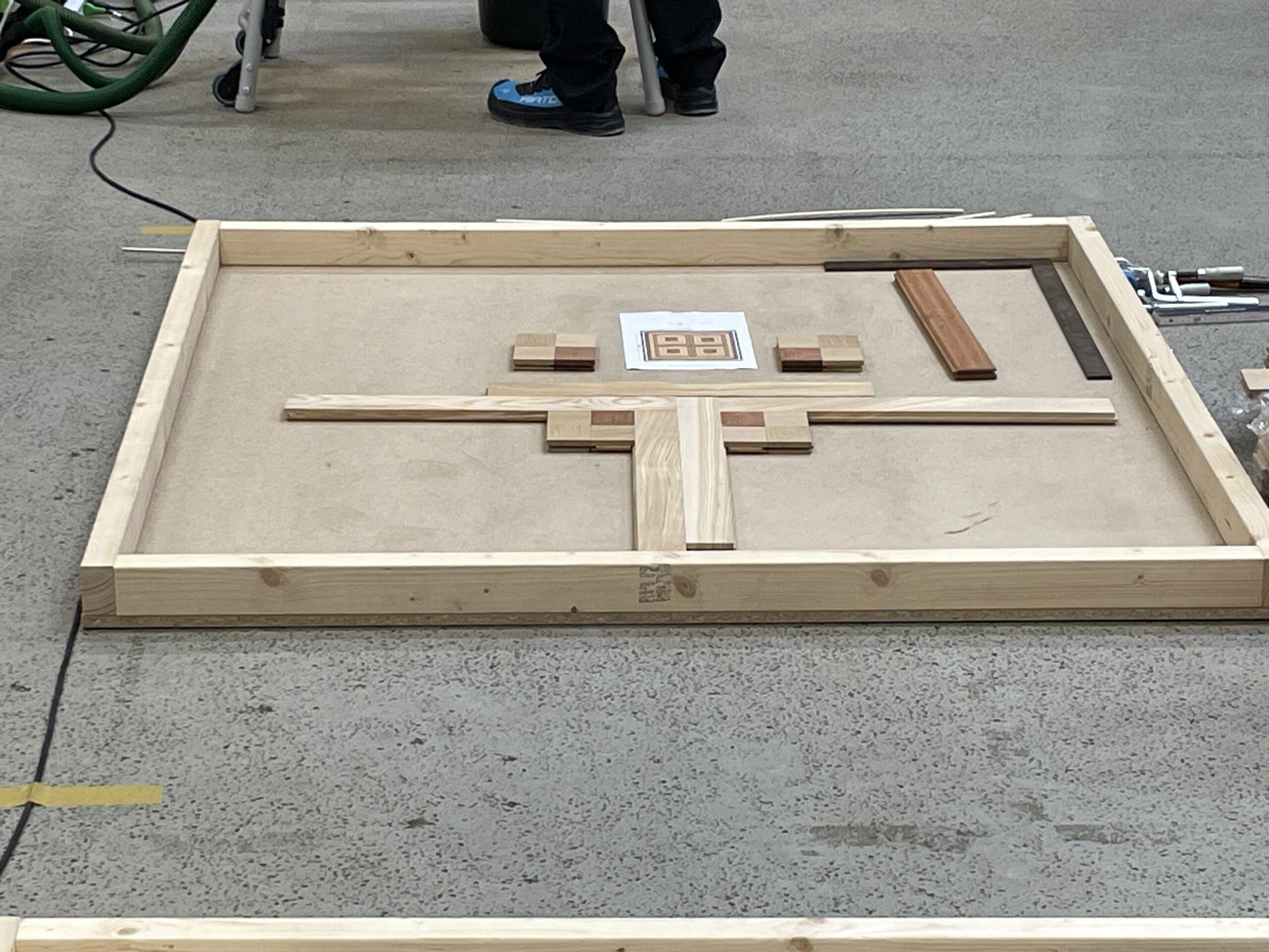 Založení parketového vzoru