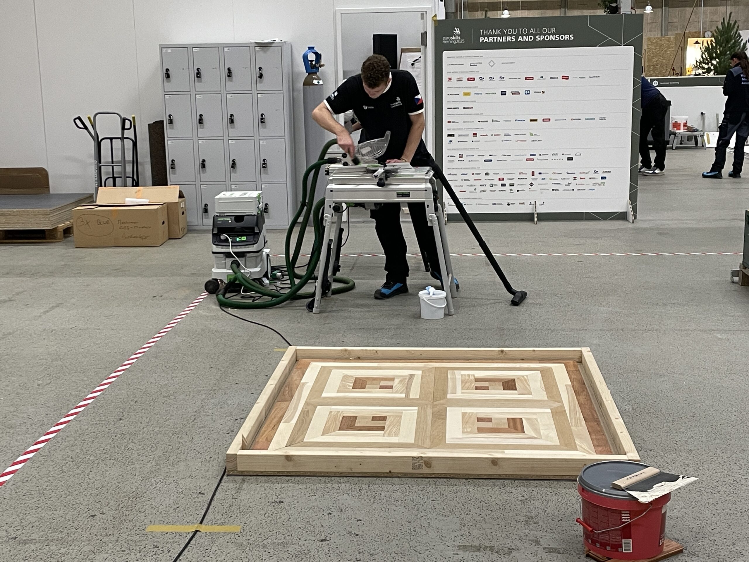 Pokládka parketového vzoru